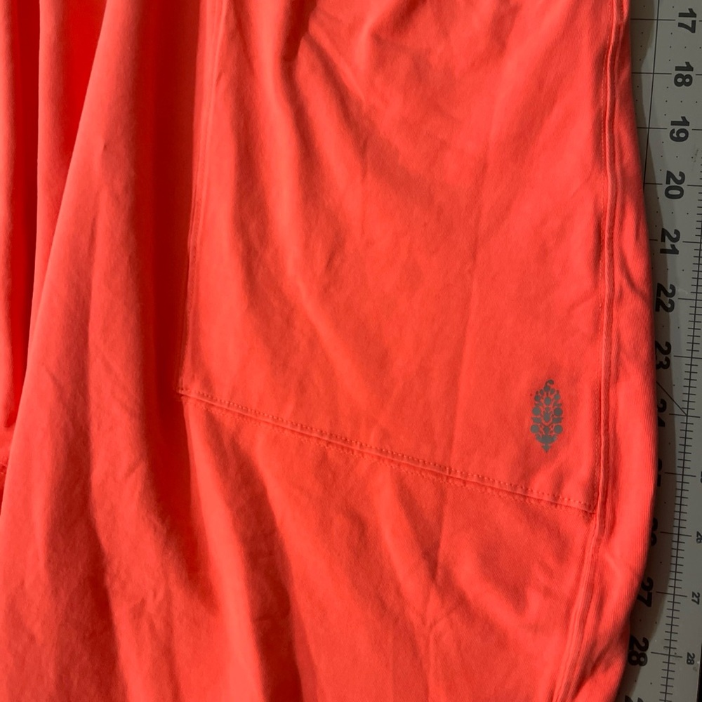 FP Movement by Free People Hot Shot Neon Coral Orange One Piece Jumpsuit - Picture 4 of 10